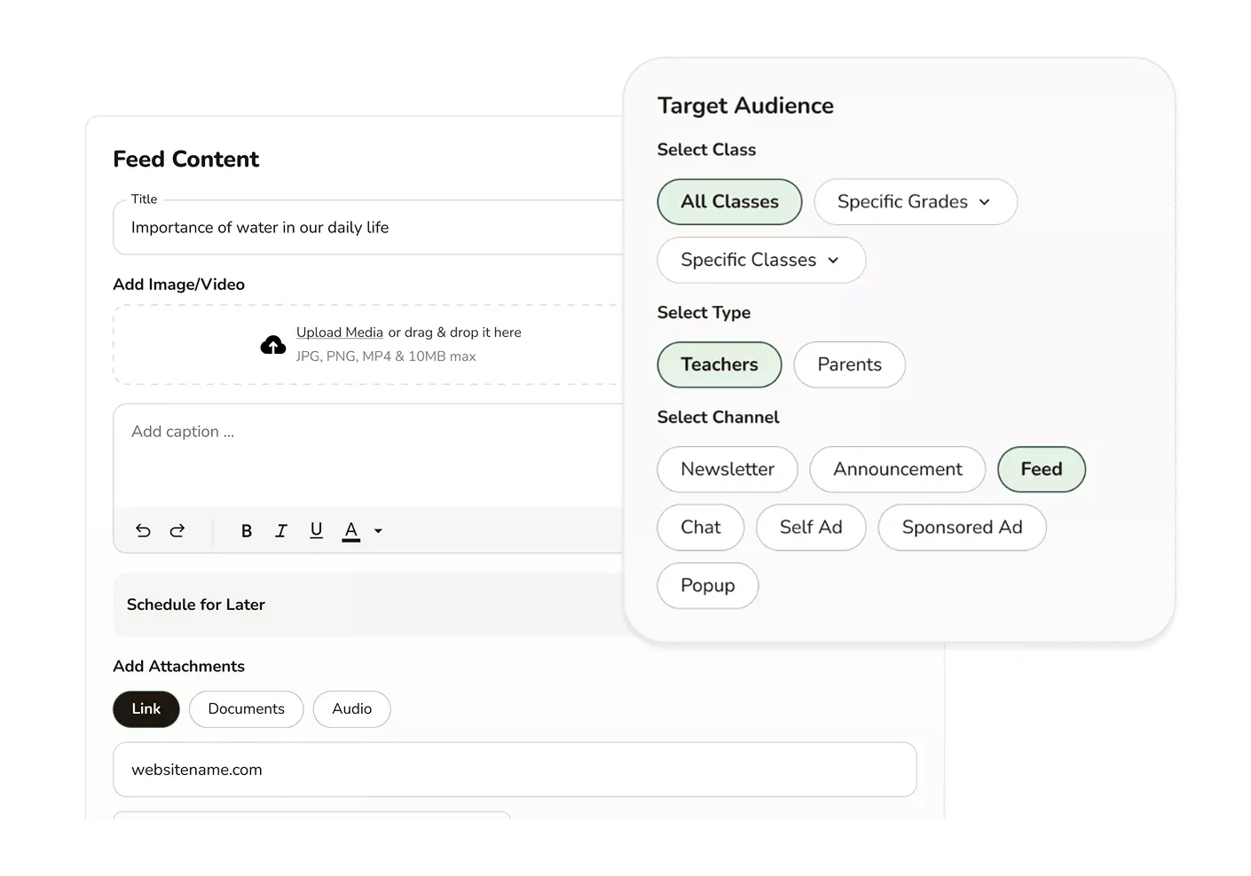 Multi-Channel Communication