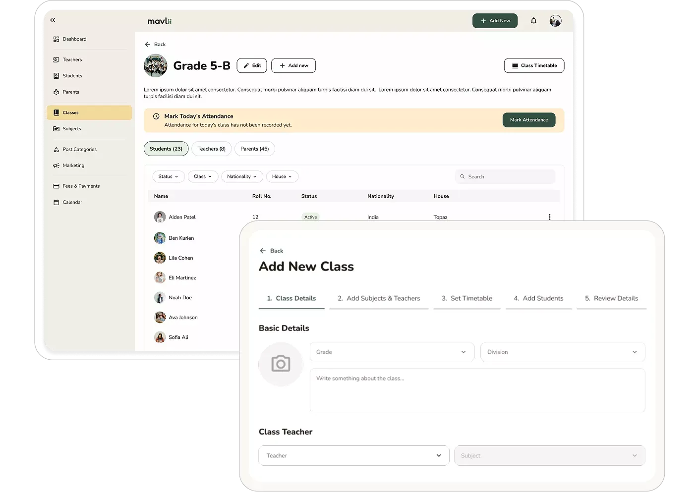 User & Role Management