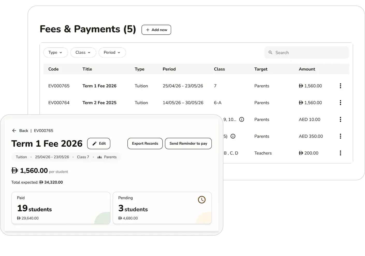 Centralised Payments