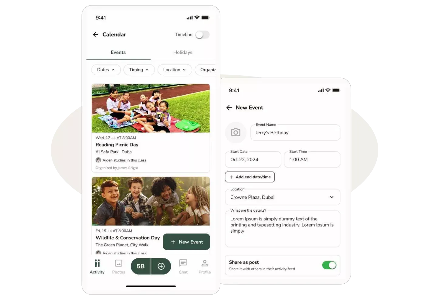 Event Creation & Management