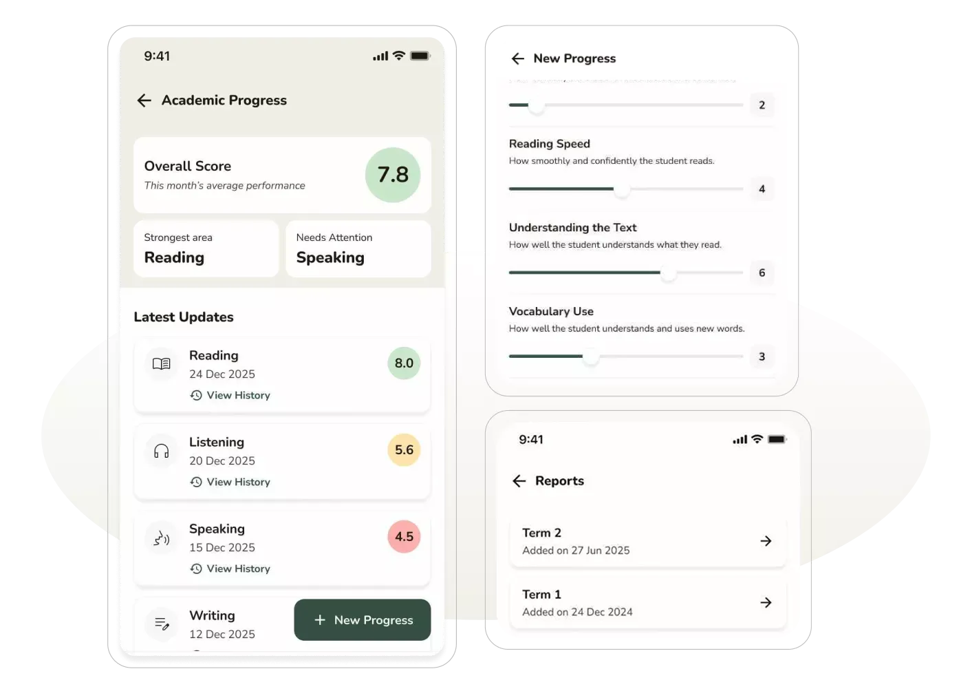 Student Progress Updates